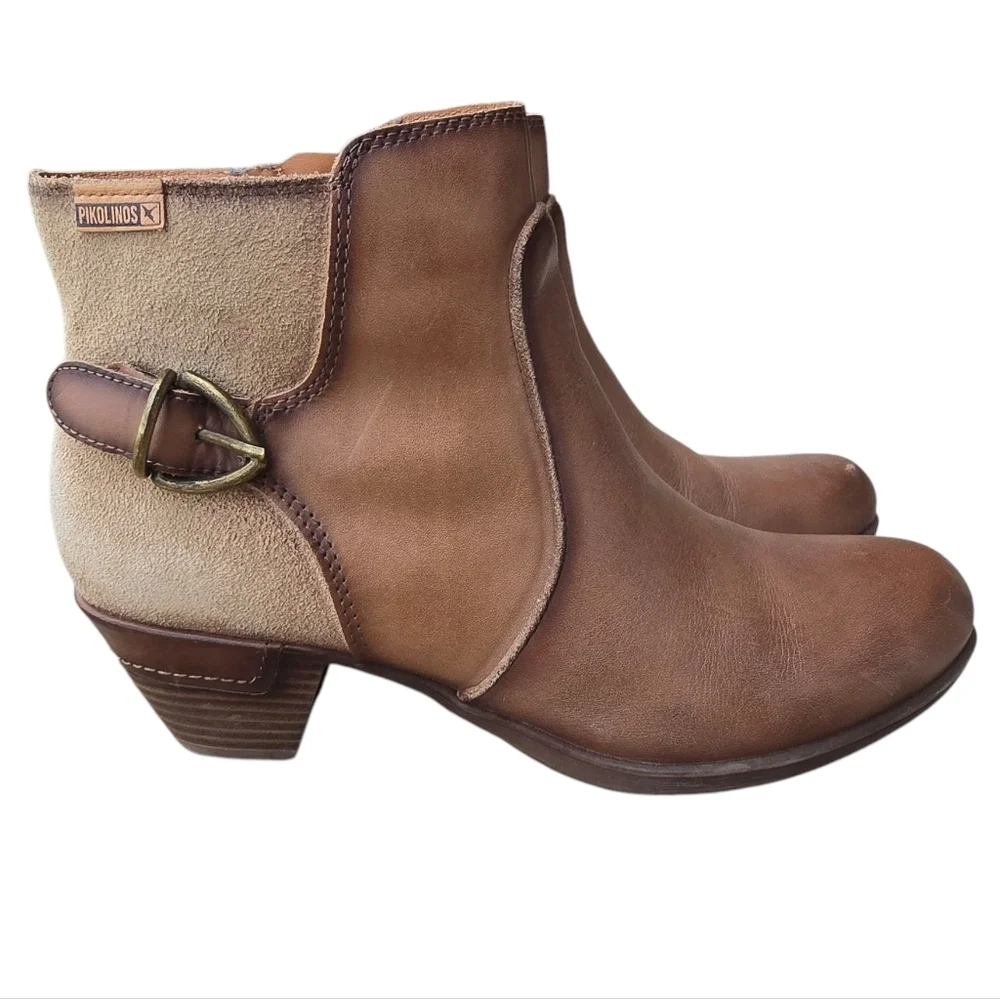 Pikolinos Rotterdam 902 Leather Booties, Size 39 - Picture 2 of 10